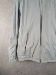Timberland Jacket Mens Large L Grey Fleece Lined Waterproof