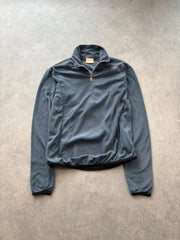 O’Neill Y2K Jumper Women's Medium Grey Quarter Zip Y2K Outdoor Casual