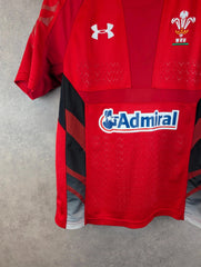 Under Armour Shirt Mens M Medium Red Rugby Union Home