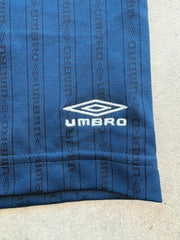 Vintage 1990s Umbro Shorts Men’s 3XL Blue Sports Gym Football Activewear