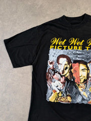 Wet Wet Wet Band T Shirt Men’s Large Vintage 1995 Tour Graphic Music Band Tee