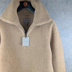 Ana / Jakobs Jumper Womens L Large Brown Fleece Pullover