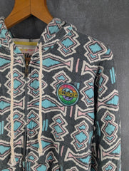 Billabong Jumper Womens Medium M Full Zip Hoodie Vintage 90s