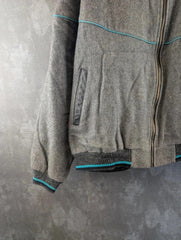 Mid-West Garments Co. Jacket Mens Extra Large XL Grey Vintage 90s