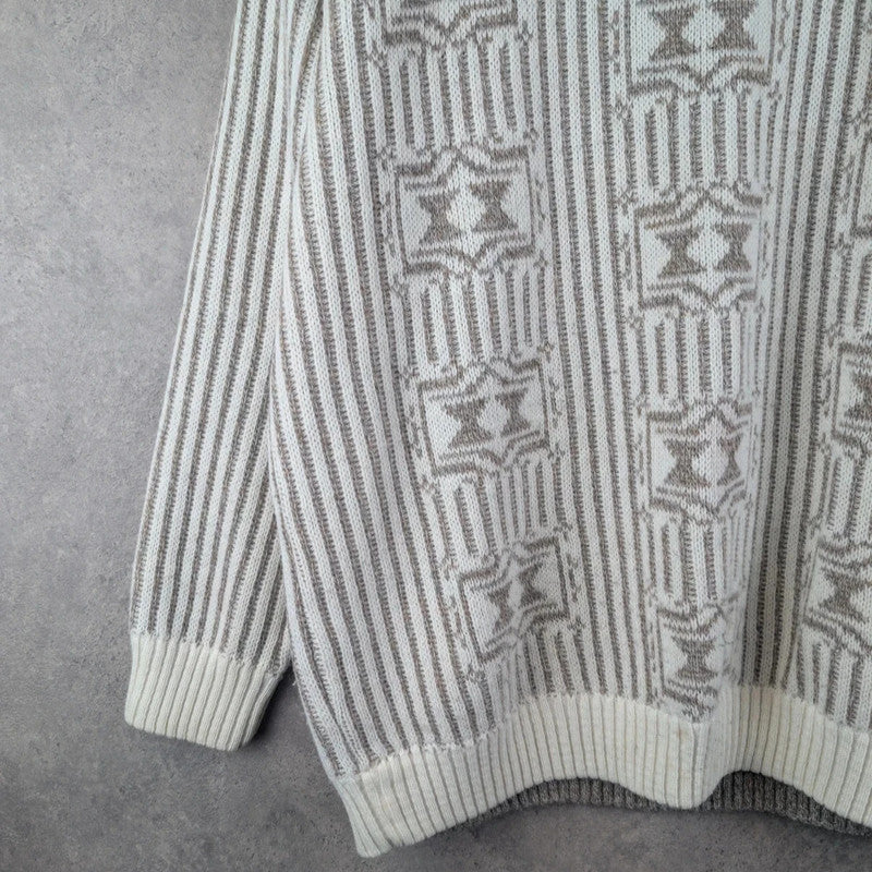 St Michael Jumper Mens Large L Knitted Vintage Retro Pullover