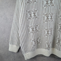 St Michael Jumper Mens Large L Knitted Vintage Retro Pullover
