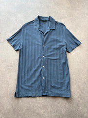 Reiss Shirt Men’s Small Blue Cotton Short Sleeve Casual Summer