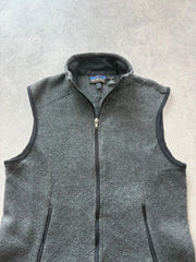 Patagonia Synchilla Gilet Women’s Medium Grey Fleece Body Warmer Outdoor Hiking