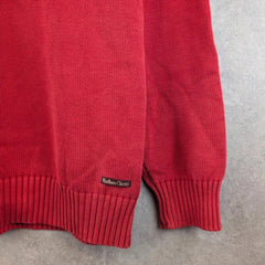 Marlborough Classics Jumper Mens XXL 2XL Red Knitted Vintage 90s Pullover