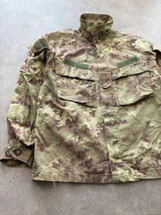 Italian Army Jacket Men’s Large Camouflage Military Field Jacket Woodland Camo