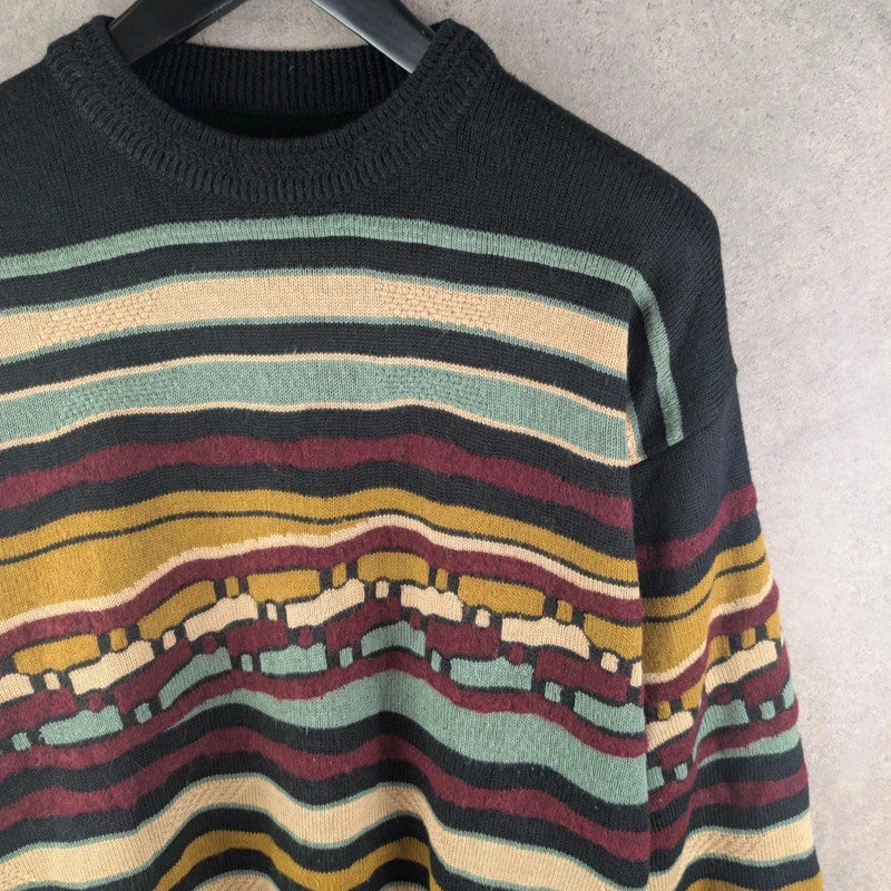 Vintage Jumper Mens XL Knitted Vintage Italian Coogi Style