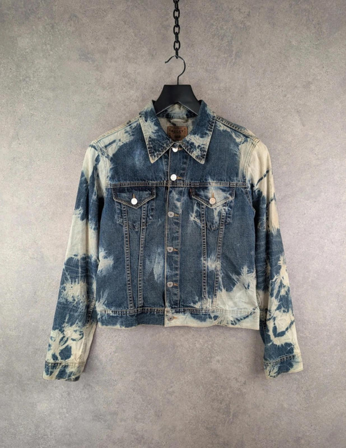 Rocky Jacket Womens M Medium Blue Denim Y2K