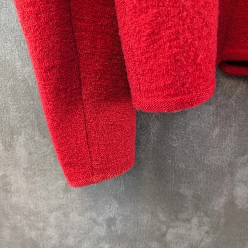 Gleneagles Vintage Wool Cardigan Womens Size 14 Red