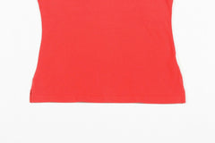 Tommy Hilfiger Polo Shirt Womens Medium m Red Short Sleeve