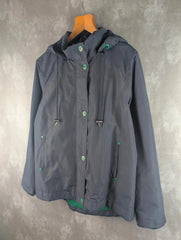 Saint James Coat Womens Large L Navy Hood