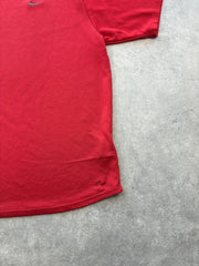 Nike T-Shirt Men’s Large Red Short Sleeve Activewear Gym Sports Y2K