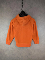 Gap Fleece Jumper Womens Large L Orange Vintage Fleece Pullover