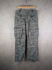 Ripcurl Trousers Mens W34 L33 Y2K Camo Cargo Surfing Ripstop