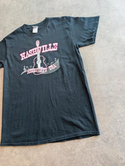 Nashville Country Music Graphic Print T-Shirt Women’s Medium Black Short Sleeve