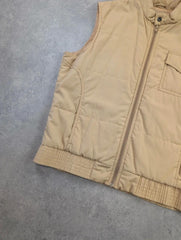 Vintage 1980's Wrangler Jacket Men's Large Body Warmer Beige