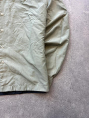 Clockhouse Shirt Men’s Medium Green Utility Technical Workwear Long Sleeve