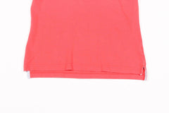 Tommy Hilfiger Polo Shirt Womens Medium M Pink Vintage Short Sleeve