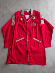 Scuderia Ferrari Workwear Coat Men's Large Red Motorsport Racing Utility Jacket