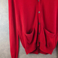 Ralph Lauren Polo Jumper Mens Extra Small XS Red Cardigan
