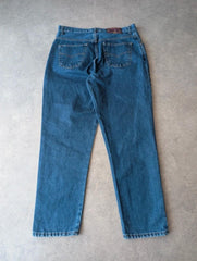 Lone Star Jeans Women’s 18 Vintage 1990s Barrel Leg Blue Denim High Waisted