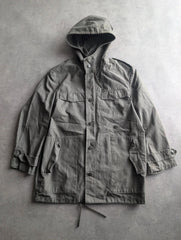 Vintage 1980s German Military Parka Men’s Medium Green Field Jacket Utility