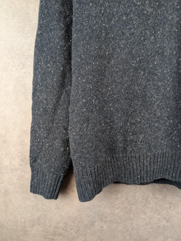 Gap Jumper Mens Medium M Grey Pullover Knitted
