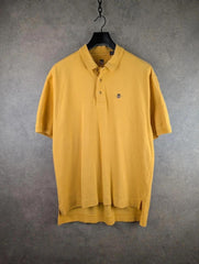 Gant Polo Shirt Mens XL Extra Large Yellow Short Sleeve Vintage