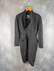 Thierry Mugler Dress Made in France Black Size 8