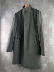 Club Monaco Coat Mens Medium M Green Overcoat Smart
