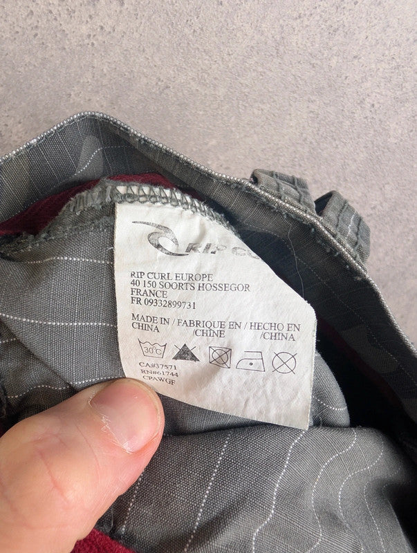 Ripcurl Trousers Mens W34 L33 Y2K Camo Cargo Surfing Ripstop