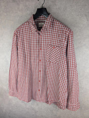 Esprit Shirt Mens XXL 2XL Flannel Checked Slim Cotton