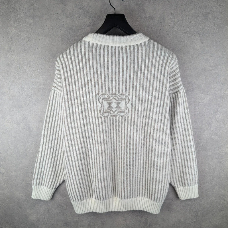 St Michael Jumper Mens Large L Knitted Vintage Retro Pullover
