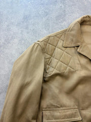 Vintage 1990s Hunting Jacket Men’s Medium Brown Field Shooting Utility
