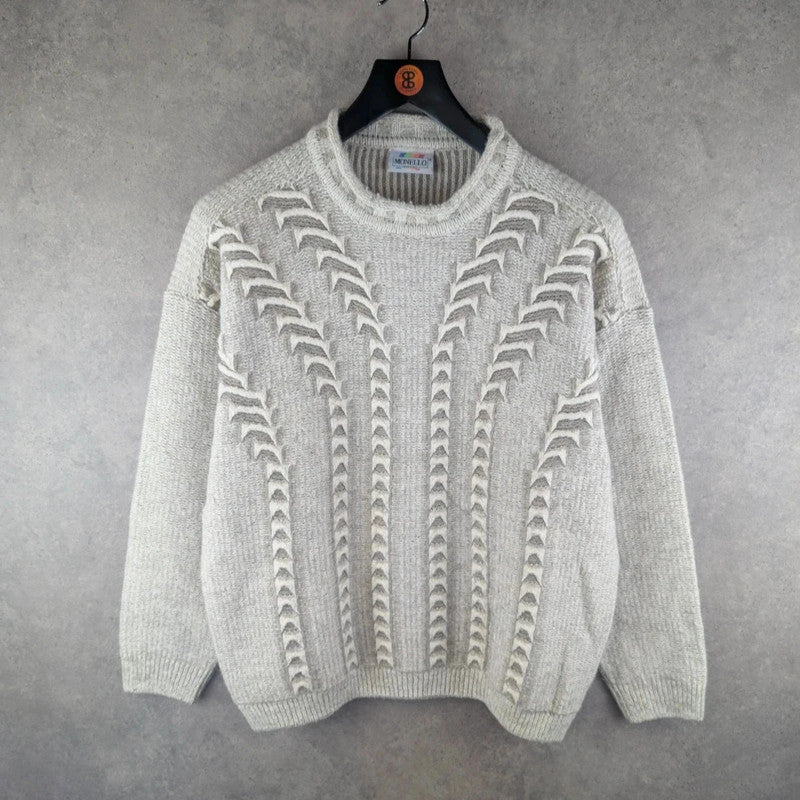 Monello Jumper Mens Large L Vintage Knitted Italian