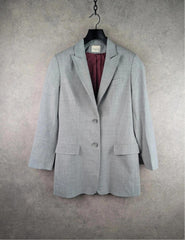 Claude Zana Jacket Womens Medium M Grey Blazer