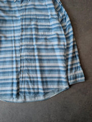 Levi’s Shirt Men’s Large Western Oversized Blue Striped Long Sleeve Vintage