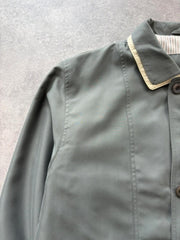 Brook Taverner Jacket Men’s XL Sage Green Harrington Lightweight Smart Casual