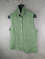 L.L.Bean Cardigan Womens L Large Green Vintage