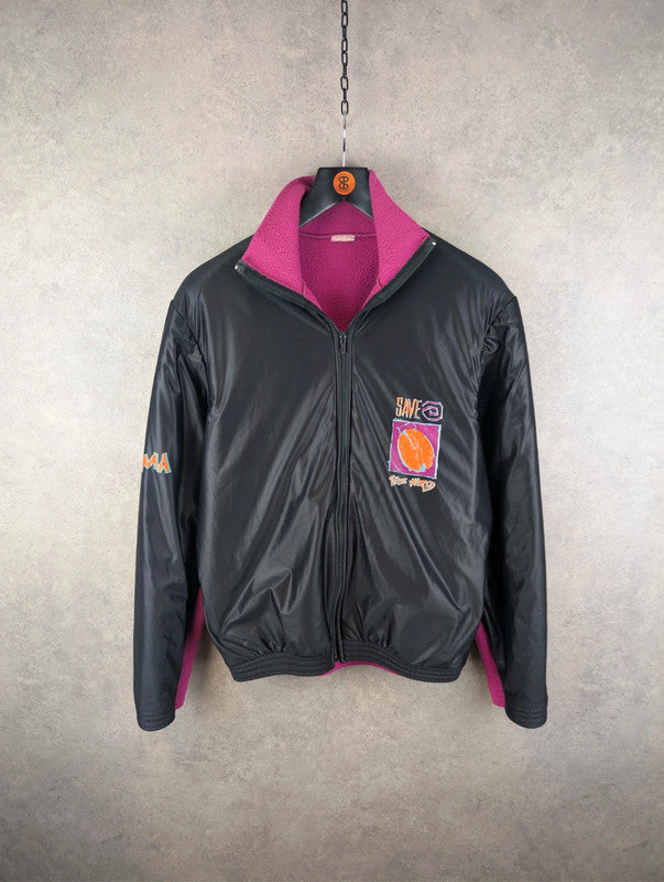 Vintage Fleece Jacket Mens Large L Full Zip 80s