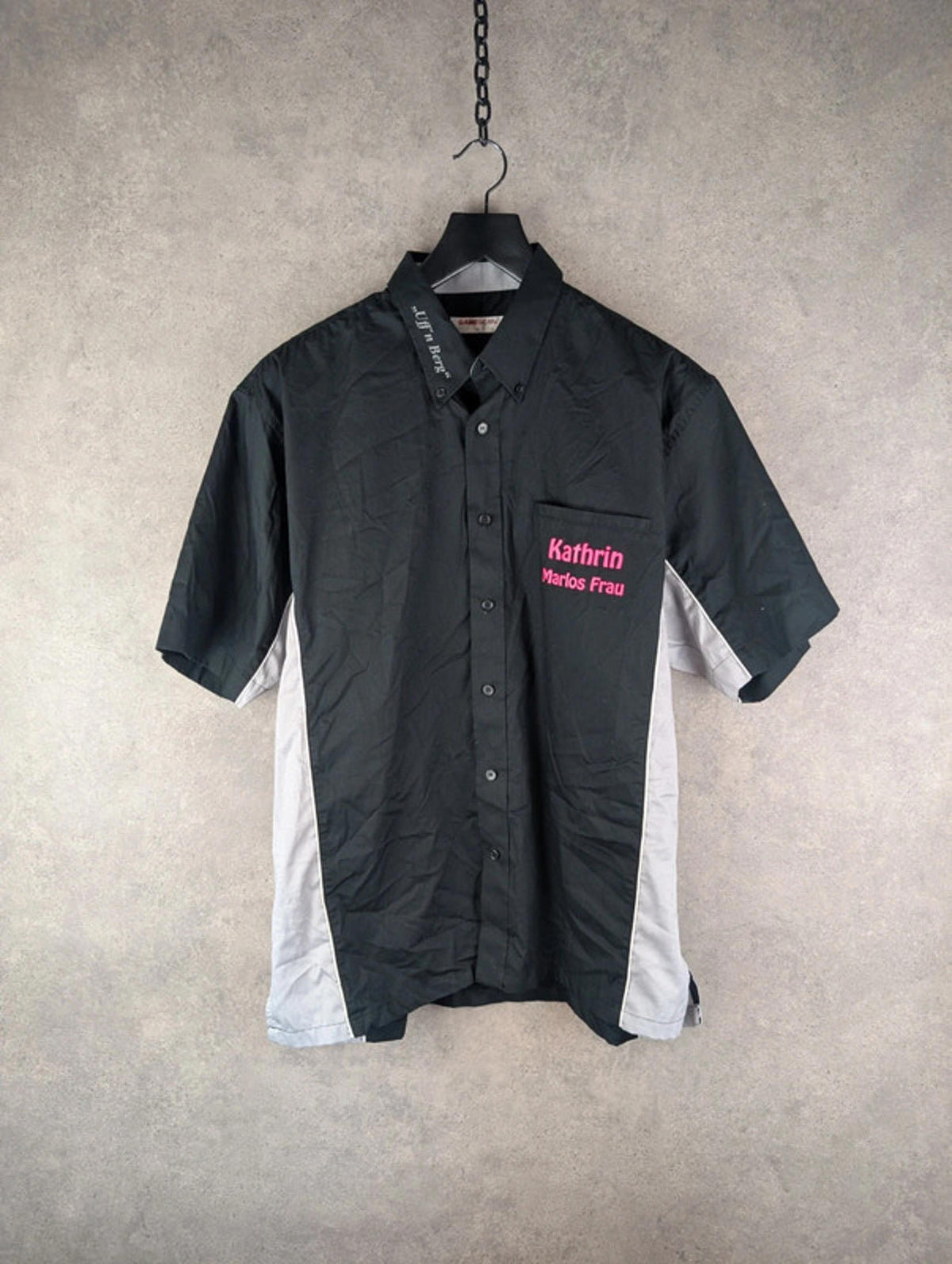 Darts Shirt Mens Extra Large XL Vintage Print Short Sleeve