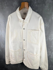 OOBE Brand Chore Jacket Mens 2XL XXL Utility White