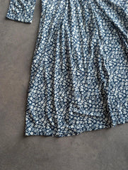 Max Mara Weekend Dress Women’s Medium Blue Floral Midi Occasion Dress