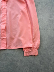 Vintage 1980s Blouse Women’s Medium Pink Pussy Bow