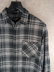 Great Stone Shirt Mens 2XL XXL Regular Checked Flannel Vintage Cotton