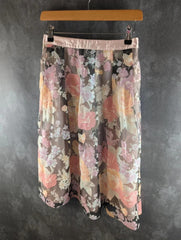 Ted Baker Skirt Womens Small S Floral Pleated Flare